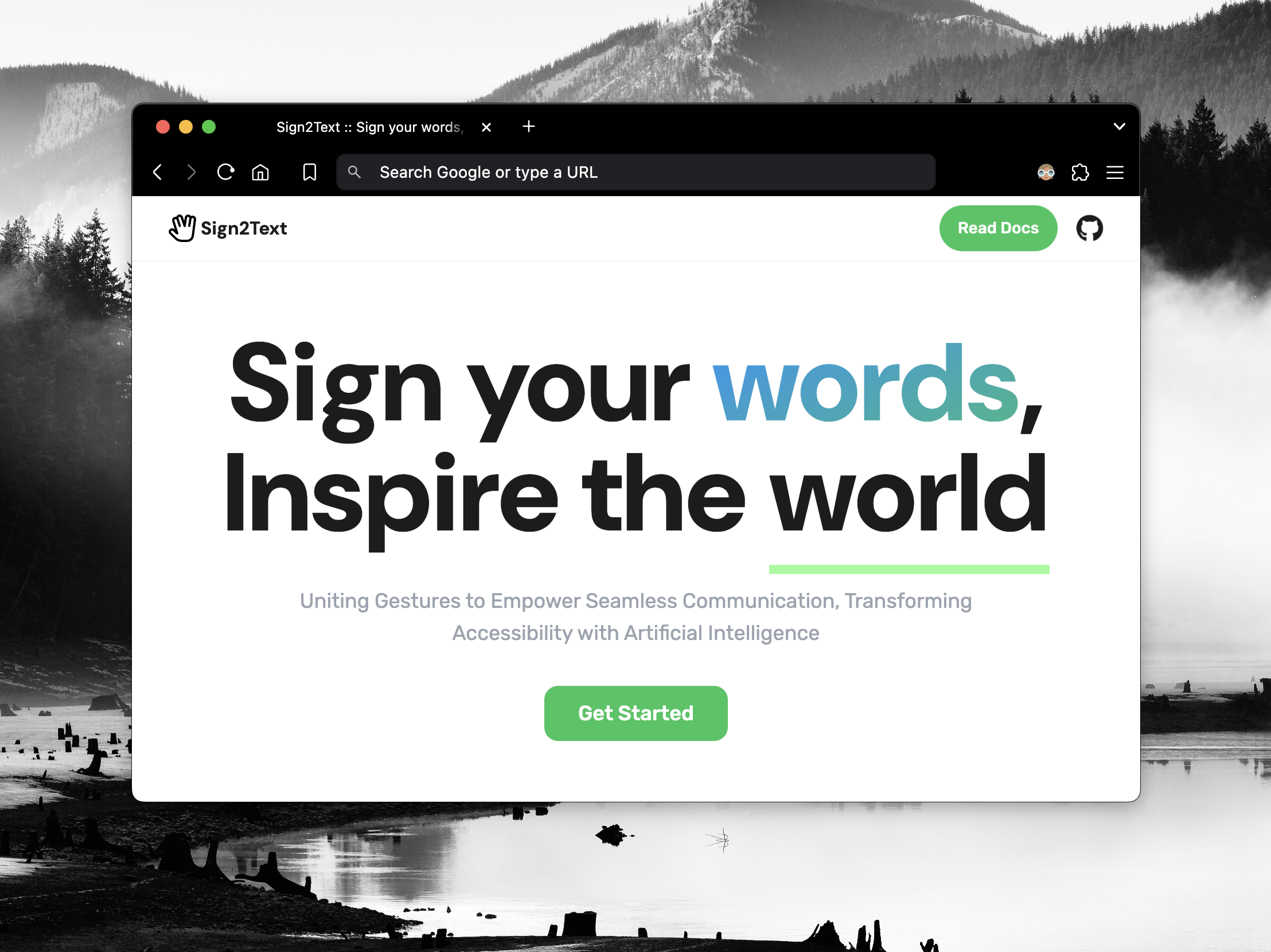 screenshot of design portfolio website